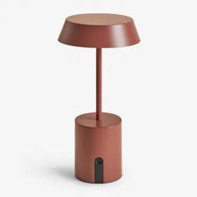 Draadloze Led-buiten Tafellamp Uliana Terracota - Sklum