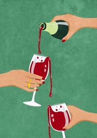 Ilustratie Cheers Girls, Raissa Oltmanns