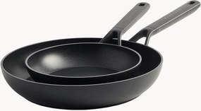 Braadpannen Classic van geforceerd aluminium met antiaanbaklaag, 2-delig