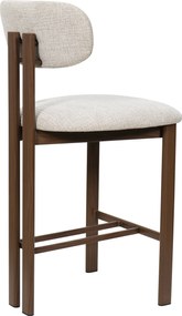 Wabi Sabi Barkruk Walnoot