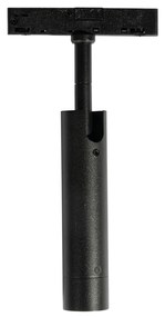 Moderne spot zwart voor railsysteem 1-fase  - Slimline Uzzy