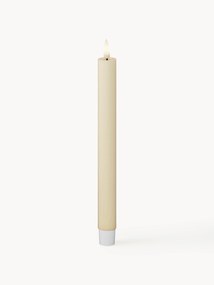 Handgemaakte LED dinerkaarsen Real Flame, H 24 cm, 2-delig