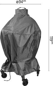 Platinum AeroCover Kamado BBQ Hoes -Ø94 cm - Universeel voor o.a. Big Green Egg&The Bastard