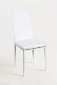 Set 4 Lauter Kunstlederen Stoelen