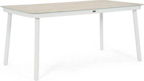 Dining Tuintafel rechthoekig 160x90 cm Wit Tavona