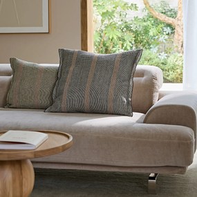 Kussenhoes in gestreept linnen, Virel