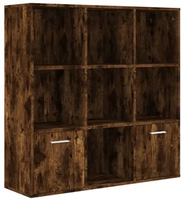 vidaXL Boekenkast 98x30x98 cm gerookt eikenkleurig