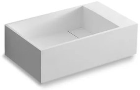 SSI Design Veneto Solid Surface fontein 40x22x10cm mat wit