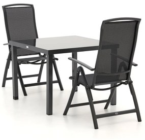 R&S Design Capri/Caluso 96cm dining tuinset 3-delig verstelbaar