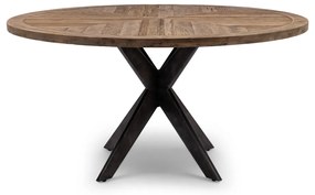 Rivièra Maison - Falcon Crest Dining Table Dia 150 - Kleur: zwart
