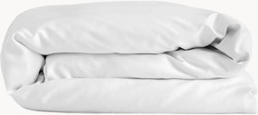 Perkal katoenen dekbedovertrek White
