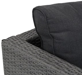Loungeset  Wicker Grijs  Garden Collections loungeset