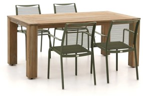 Apple Bee Hawaii/ROUGH-X 180cm dining tuinset 5-delig stapelbaar