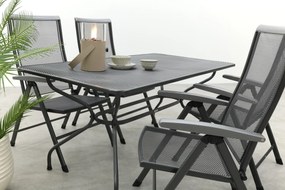 Royal Garden Balero verstelbare tuinset strekmetaal 160x90 cm.