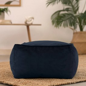 Amara Poef Velvet - Navy