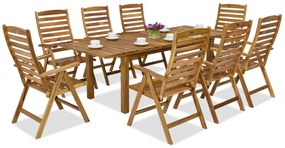 Tuinmeubelen van hout Dżakarta/Bombaj 8 Garden Point