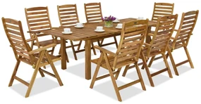 Tuinmeubelen van hout Dżakarta/Bombaj 8 Garden Point