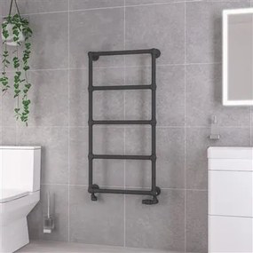 Eastbrook Stour handdoekradiator 60x120cm 386W antraciet