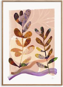 Ingelijste digitale print Autumn Leaf 2