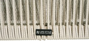 Hoek loungeset  Rope Taupe  Lifestyle Garden Furniture Biagio