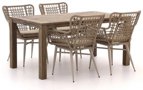 Intenso Busso/ROUGH-S 160cm dining tuinset 5-delig
