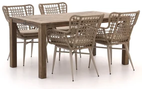 Intenso Busso/ROUGH-S 160cm dining tuinset 5-delig