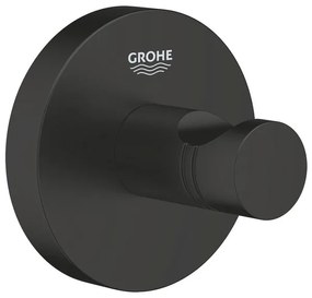 GROHE Start Handdoekhaak - rond - mat zwart 411732430