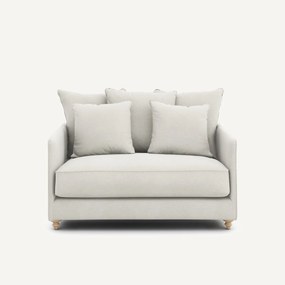 2-zits slaapbank van linnen fluweel, LAZARE