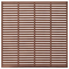 vidaXL Louvre schutting 180x180 cm HKC bruin