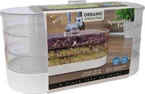 Buzzy Grow Organic Sprouting Tower 4-laags inclusief zaden