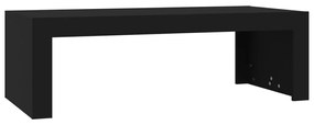 vidaXL Salontafel 110x50x35 cm spaanplaat zwart