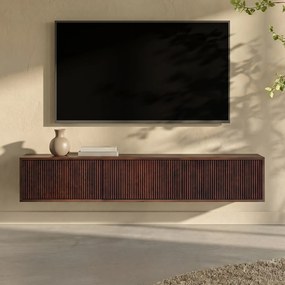 Hangend Tv-meubel Hout 160 Cm - 160x33x29cm.