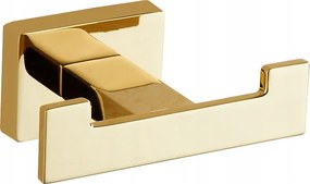 Mexen Arno dubbele handdoekhaak, goud - 7020735-50