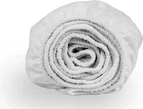Hoeslaken flanel - 100% katoen - 90x200 - wit
