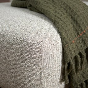 Beige Hoekbank Chaise Longue Links
