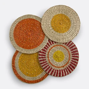 Set van 4 placemats in herbarium, Romix