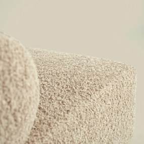 Fauteuil Met Ronde Rugleuning Ivoor