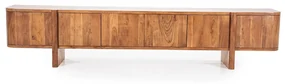 Eleonora Julian Retro Tv-meubel Acacia Hout 240 Cm - 240x43x50cm.
