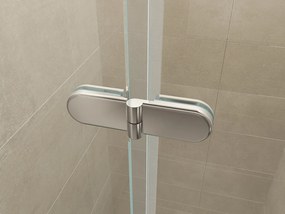 Mueller Siera vouwbare douchedeur 80x202cm links anti-kalk coating