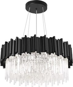 Kristallen plafondlamp APP1481-1C Black