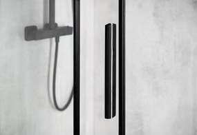 Polysan Altis douchecabine rechthoekig 130x90cm zwart mat