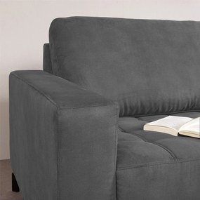 Stoere Bank Met Longchair Hoek Rechts Antraciet