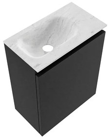 Mondiaz Ture DLux toiletmeubel 40cm urban met wastafel opalo links met kraangat