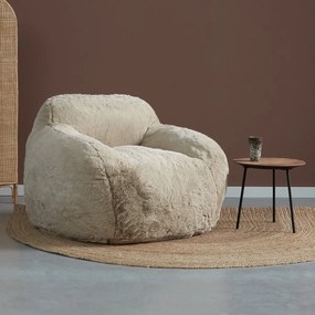 Zachte Vacht Fauteuil Beige