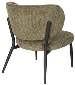 Groene Fauteuil Met Ronde Rugleuning