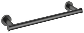 Hotbath &More handdoekhouder 34cm geborsteld zwart PVD