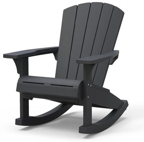 Keter Schommelstoel Adirondack Troy grafietkleurig