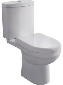 Nemo Go Riele PACK staand toilet S (AO) uitgang 78x63,5x37,5cm porselein wit met softclose en afneembare zitting met reservoir MFZ-1009C