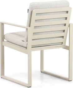 Tuinstoel Aluminium Taupe-naturel-bruin Test - Lifestyle Garden Furniture Nuno