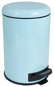 Pedaalemmer retro - blauw - 12 liter